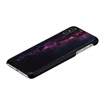 Handyhülle iKins für iPhone XS Max — milky way Schwarz