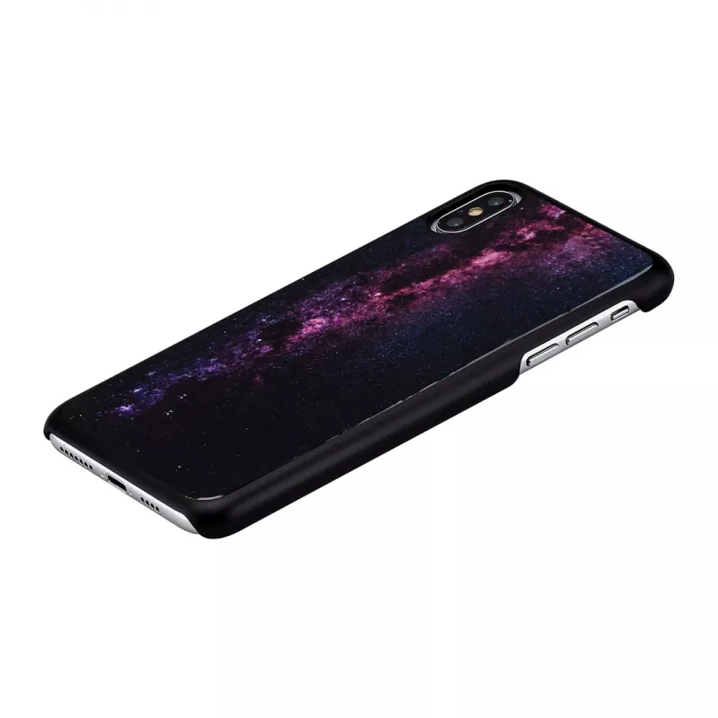 Handyhülle iKins für iPhone XS Max — milky way Schwarz