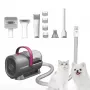 PETKIT DT5-EU Staubsauger und Haarschneider für Katzen und Hunde, schwarz/lila
