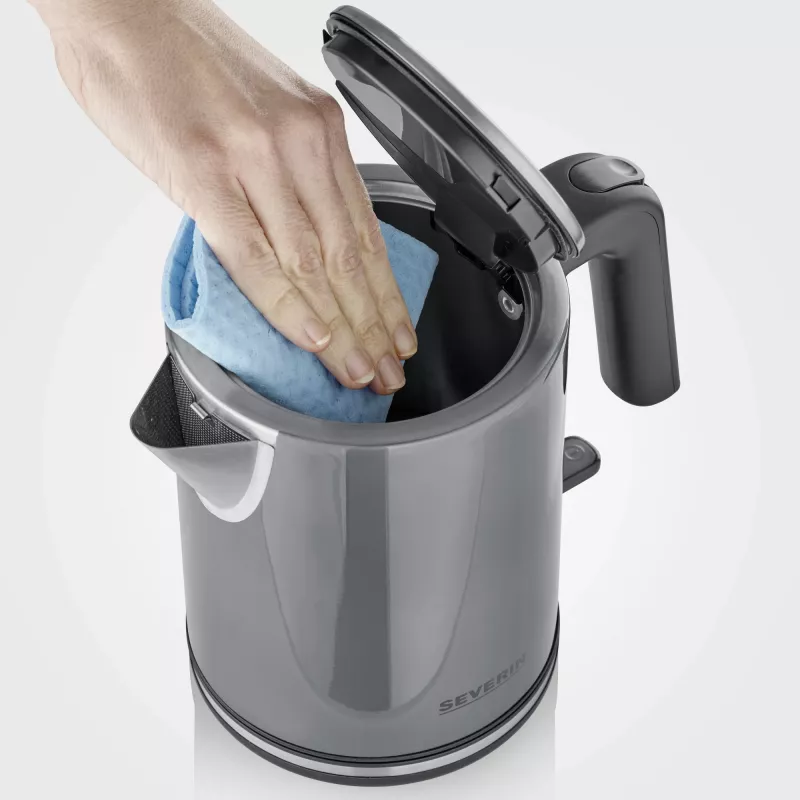 Elektrischer Wasserkocher Severin 2400 W Anthrazit Schwarz