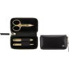 Maniküre-Set ZWILLING Twinox Gold Edition 97747-004-0 — 3-teilig im schwarzen Lederetui