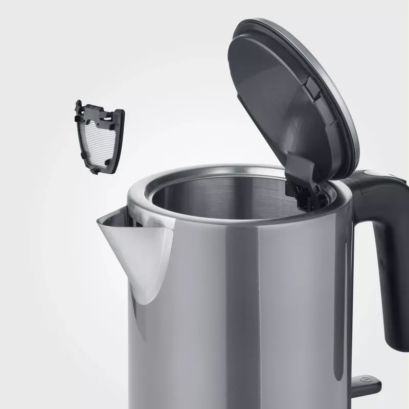 Elektrischer Wasserkocher Severin 2400 W Anthrazit Schwarz