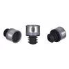 Weinkonservierungspumpe ZWILLING FRESH & SAVE – Pumpenkopf für Vakuumstopfen, grau, Ø 3 cm, Höhe 40 mm, Set mit 3 Stück