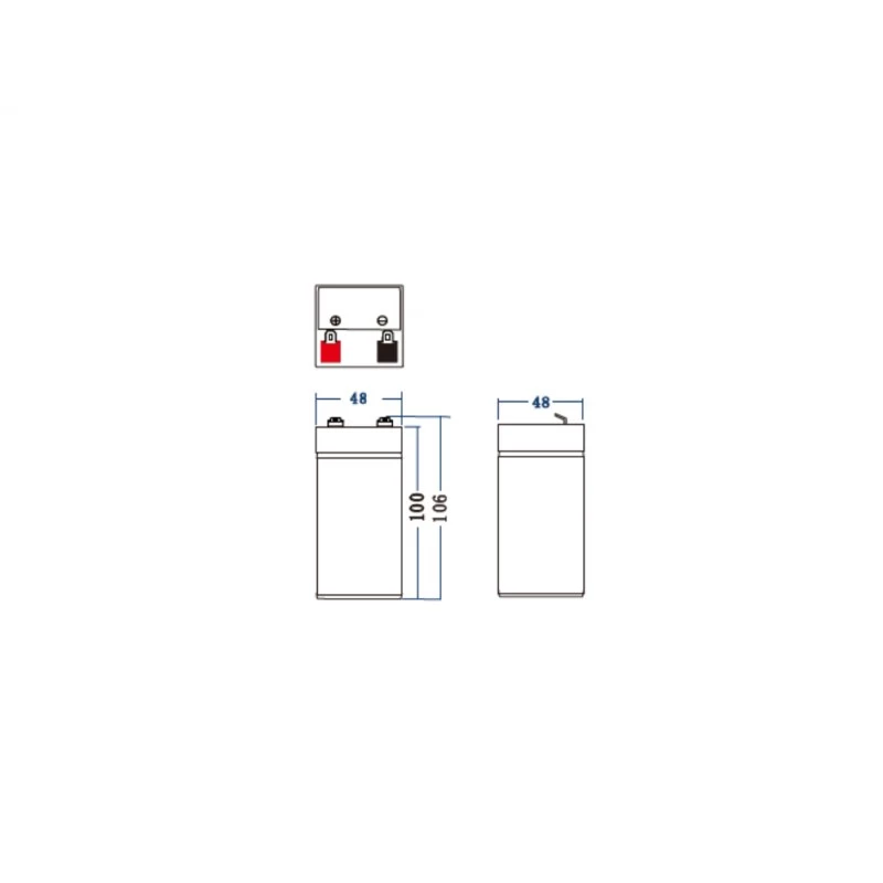 Green Cell AGM36 UPS-Batterie VRLA AGM 4 V 4.5 Ah
