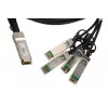 QSFP+ DAC-Kabel Extralink 40 Gbit/s auf 4×10 Gbit/s, 3 m, 30AWG, QSFP+ Stecker–Stecker