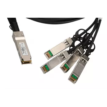 QSFP+ DAC-Kabel Extralink 40 Gbit/s auf 4×10 Gbit/s, 3 m, 30AWG, QSFP+ Stecker–Stecker
