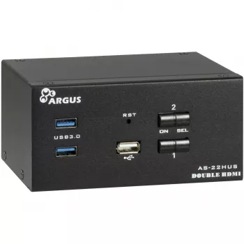 KVM-Switch Inter-Tech IPC AS-22HUS 2 Ports USB