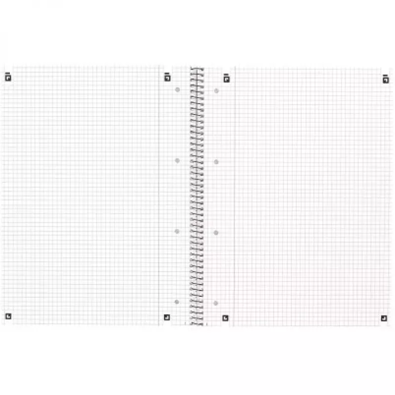 Oxford College Notebook A4+ 220 x 295 mm 80 Bl. kariert mit Rand L