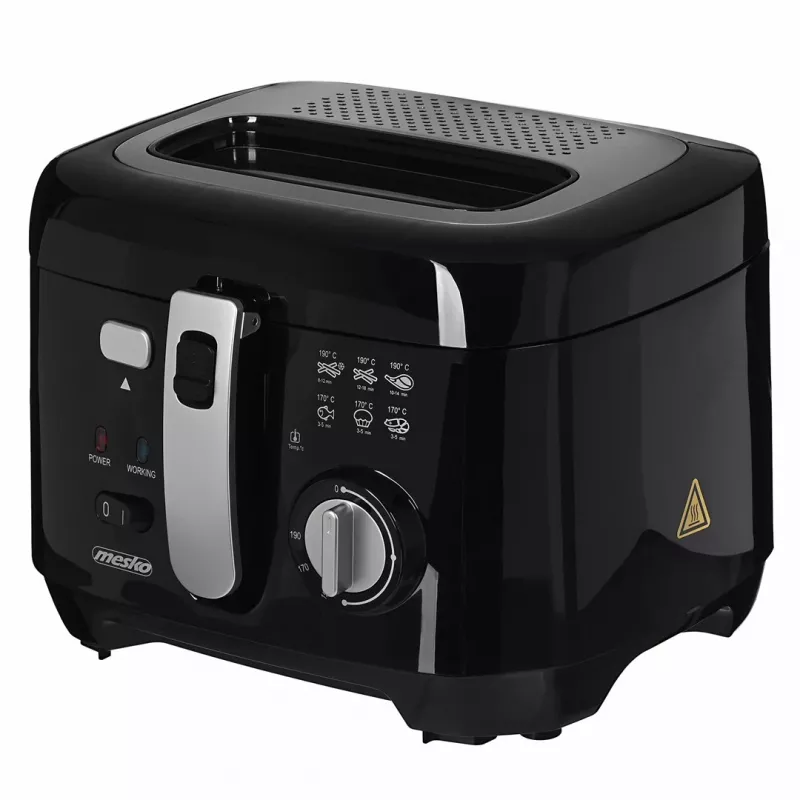 Fritteuse Mesko Home MS 4908 Single 2,5 L 1800 W Schwarz Grau