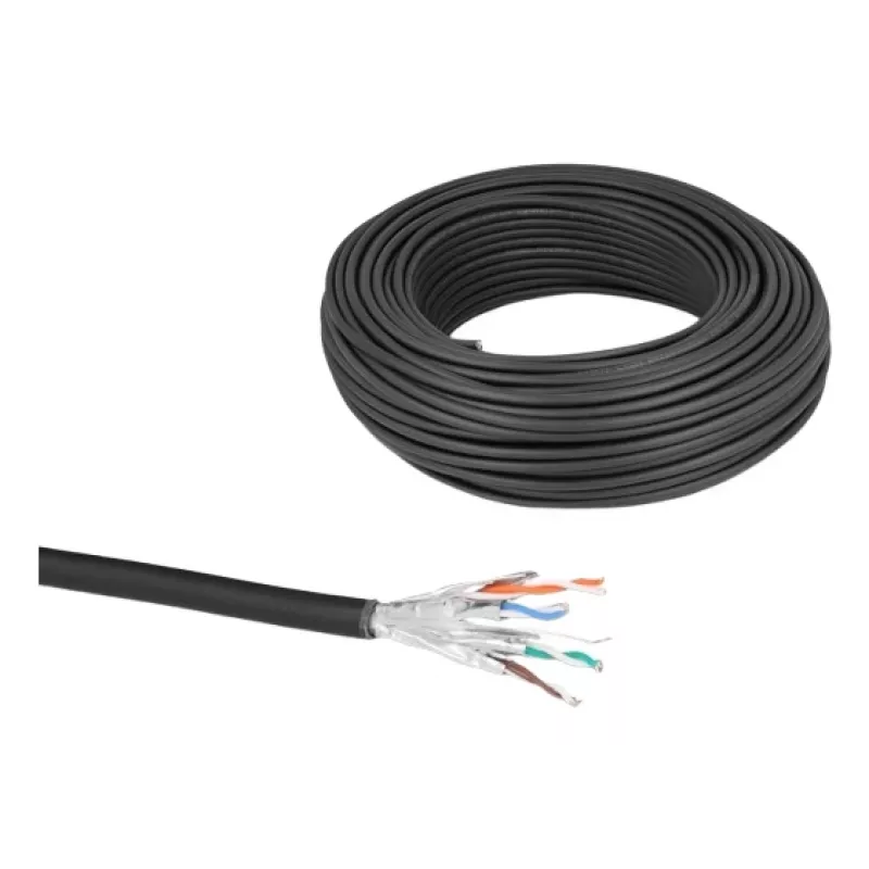 Netzwerkkabel DeLOCK 80597 Schwarz Cat6a U/FTP 50m