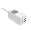 Netzteil-Adapter FIXED FIXCS65-1.5-WH mit 2× USB-C PD 65 W und 2× USB-A-Anschlüssen