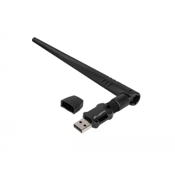 Lanberg USB-Adapter WLAN-Netzwerkkarte NC-0900-WIE USB 2.0 Dualband AX900 1X externe Antenne