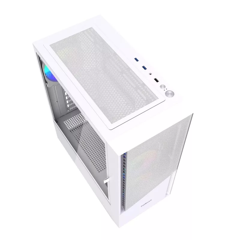 PC-Gehäuse Midi-Tower Fornax 4300 ATX weiß