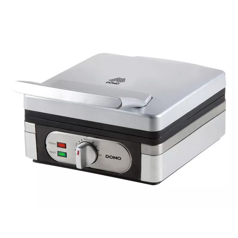 Waffeleisen Domo DO 9047 W 2 Waffel(n) 1400 W Silber