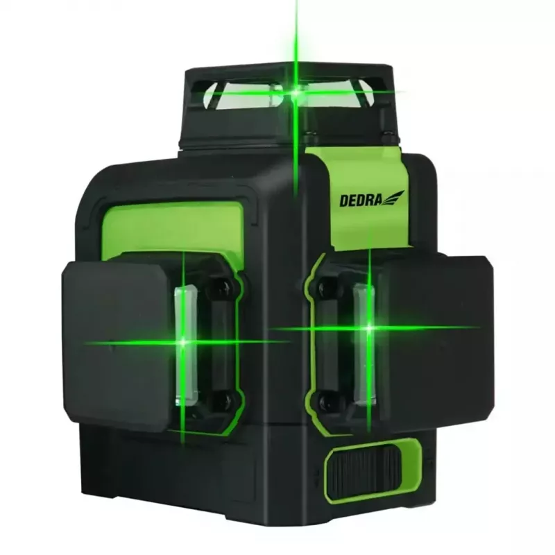 Lasernivelliergerät Dedra MC0904 Grün — 30 m Reichweite, grüner Strahl, kompaktes Layout