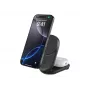 Indoor-Ladegerät Belkin UltraCharge 25w Qi2 2in1 Magnetic USB-C Schwarz Rund