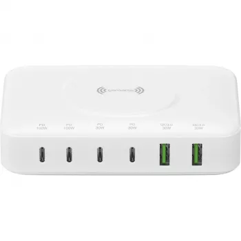 Ladestation Organizer Freistehend 4smarts 540570 Weiß 100W