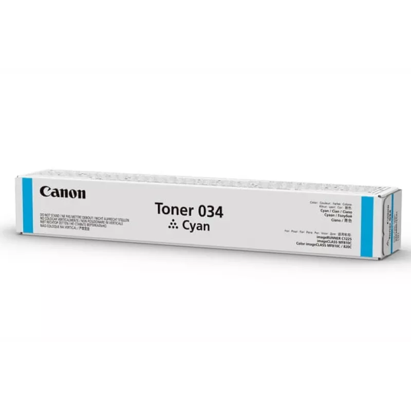 Canon 034 Tonerpatrone 1 Stück Original Cyan