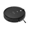 Roboterstaubsauger TEESA Smart VAC 2 — rund, schwarz, 1000 Pa Saugleistung, 9,6 V/2000 mAh Li-Akku, 0,2 l Staubbehälter, WLAN, automatische Rückkehr