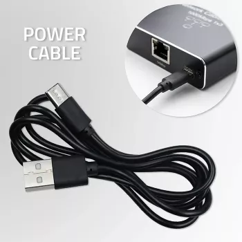 Ethernet Mini Switch QOLTEC 52293 1x4 RJ45, unmanaged Netzwerk-Splitter 1-in 4-out