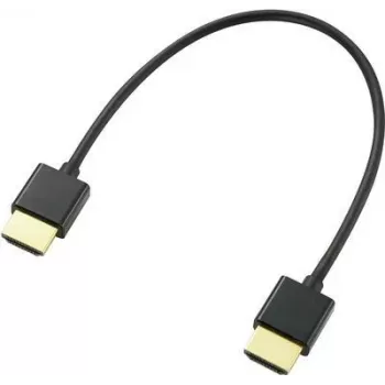 SpeaKa Professional HDMI-Verbindungskabel 20,00 cm Audio Return Channel, vergoldete Kontakte Schwarz [1x HDMI-Stecker - 1x HDMI-Stecker] (SP-9076308)