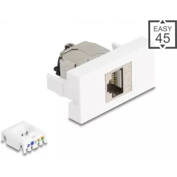 Modularer Steckverbinder DELOCK 90905 RJ45 Cat.6A STP — geschirmter RJ45-Stecker für Cat6A-Verkabelung