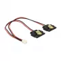 Internes Stromkabel DeLOCK 85249 0,2 m Molex auf 2 x SATA