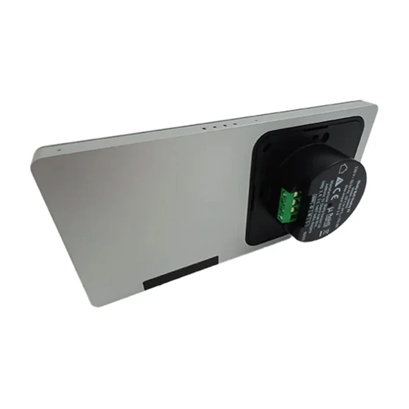 Dual Control Panel Shelly Wall Display X2 WiFi/BLU (silber) + BLU H&T