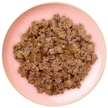 Nassfutter für Katzen wiejskazagroda Rind mit Kalb und Katzenminze Adult 100 g, 75% Feuchtigkeit, 10,8% Protein, 9% Fett