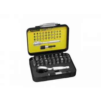 Set mit 32 1/4-Zoll-Bits + 1 magnetischer Bithalter STANLEY 1-13-904