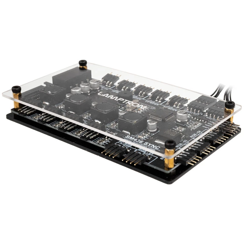 Lamptron PCI RGB-Lüfter- und LED-Controller SM436 Sync Edition, schwarz