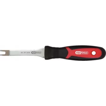 Brechstange (Clipheber) KS Tools 911.8191 U-Form 230 mm abgewinkelt schmal