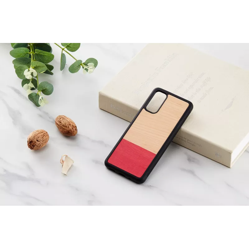 Smartphone-Hülle man and wood Galaxy S20 Miss Match Schwarz — schützende Rückabdeckung für Samsung Galaxy S20