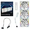 Lian Li UNI FAN SL Wireless 120 ARGB Reverse Blade Weiß 3er-Pack
