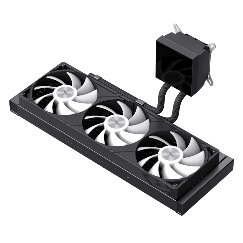 Gamemax CPU-Flüssigkeitskühler | GLACIER 360 LCD BK | Intel, AMD