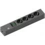 Power Extension Bachmann 420.0012 2m 4 AC Outlets Indoor Schwarz