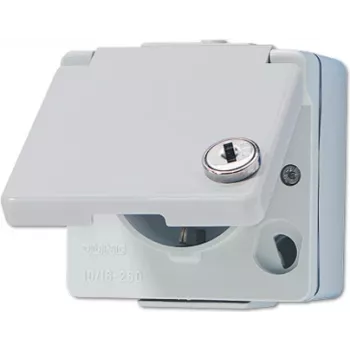 Steckdosenbox Typ F JUNG 620 WSL