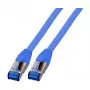 EFB-Elektronik RJ45 Patchkabel Cat.6A S/FTP TPECat.7 Meterware superflex Blau 0,5m Hersteller: EFB Elektronik (K5525FBL.0,5)