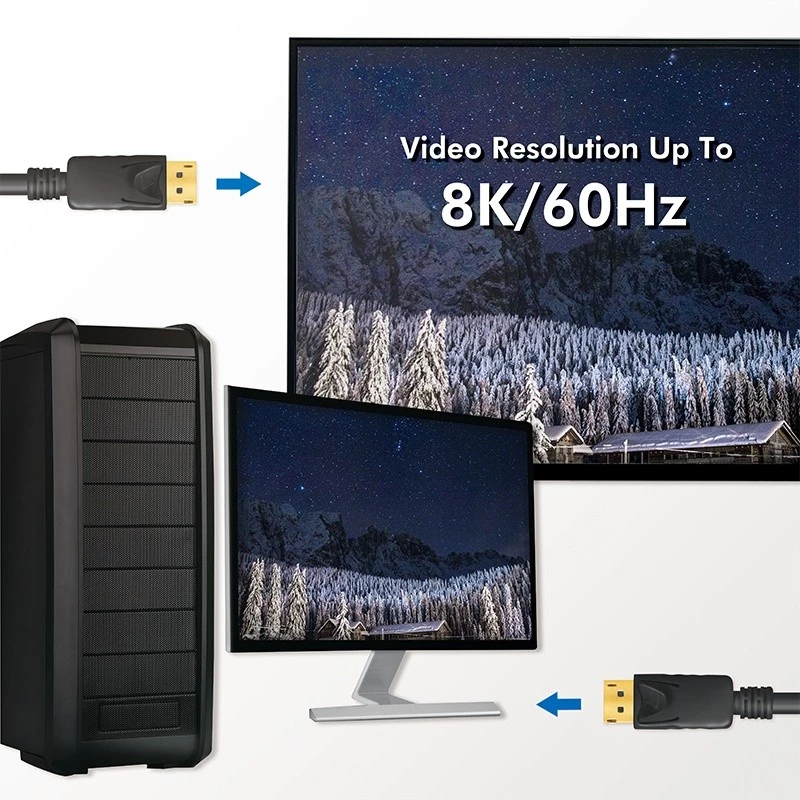 DisplayPort-Kabel LogiLink CV0139 5 m Schwarz