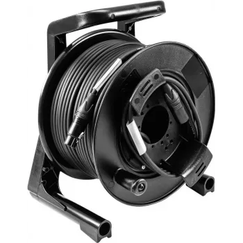Kabeltrommel PSSO DMX 50m XLR 2x0.22 — 50 m DMX-Kabel auf Trommel, XLR-Steckverbinder, 2 x 0,22 mm²