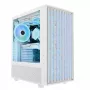 PC-Gehäuse MODECOM BREEZE ARGB Flow MIDI Schwarz — ATX, 3x140mm Front + 1x140mm Rückseite, gehärtetes Glas, USB-C