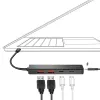 Hub USB-C, 4 Ports 2x USB-A, 2x USB-C, Schwarz