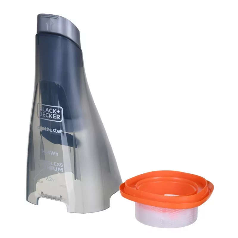 Handstaubsauger Schwarz & Decker NVC220WBC-QW — beutellos, 0,385 L, 7,2 V Li‑Ion, 12 min Laufzeit, 15,5 AW Saugkraft