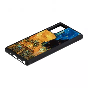 Schutzhülle iKins für Samsung Galaxy Note 20, schwarz „Cafe Terrace“