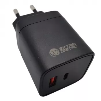 EXTRA DIGITAL GaN-Ladegerät USB Typ-C, USB Typ-A: 45 W, PPS