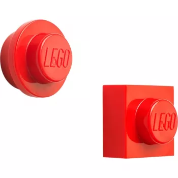 Magnet-Set von Room Copenhagen, Modell 40101730 (rot) – dekorative LEGO-Style-Magnete
