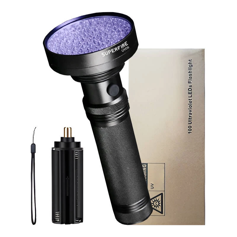 Taschenlampe Superfire UV06 ultraviolettes Licht 395nm IP46 Handlampe