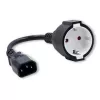 Netzadapter QOLTEC 53906 IEC 320 C14 auf SCHUKO 16A 250V