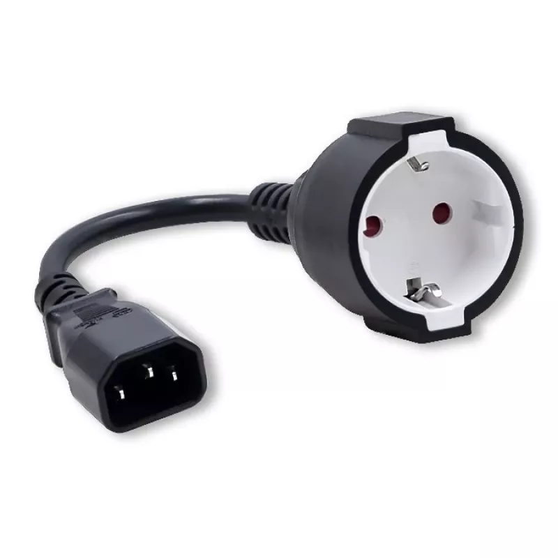 Netzadapter QOLTEC 53906 IEC 320 C14 auf SCHUKO 16A 250V