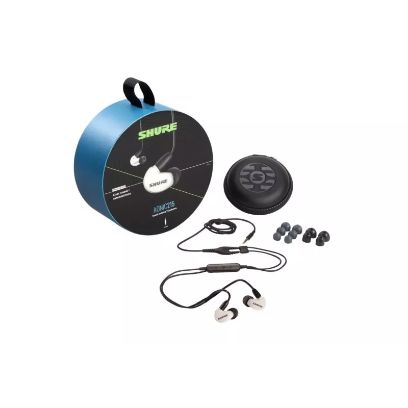 SE215DYWH+UNI-EFS - AONIC215 In-Ear-Kopfhörer mit Einzeltreiber und 3,5-mm-Kabel (Weiß)